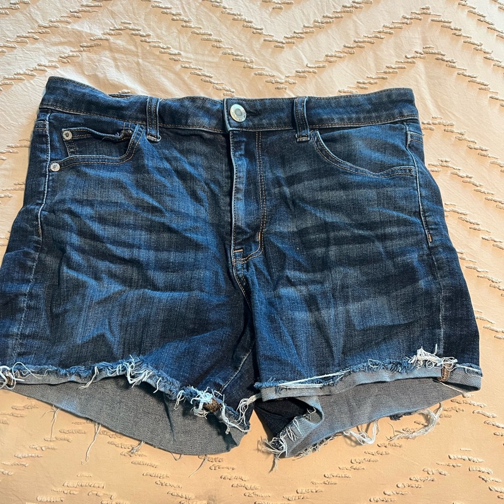 American Eagle Outfitters Dark Blue Jean Shorts
